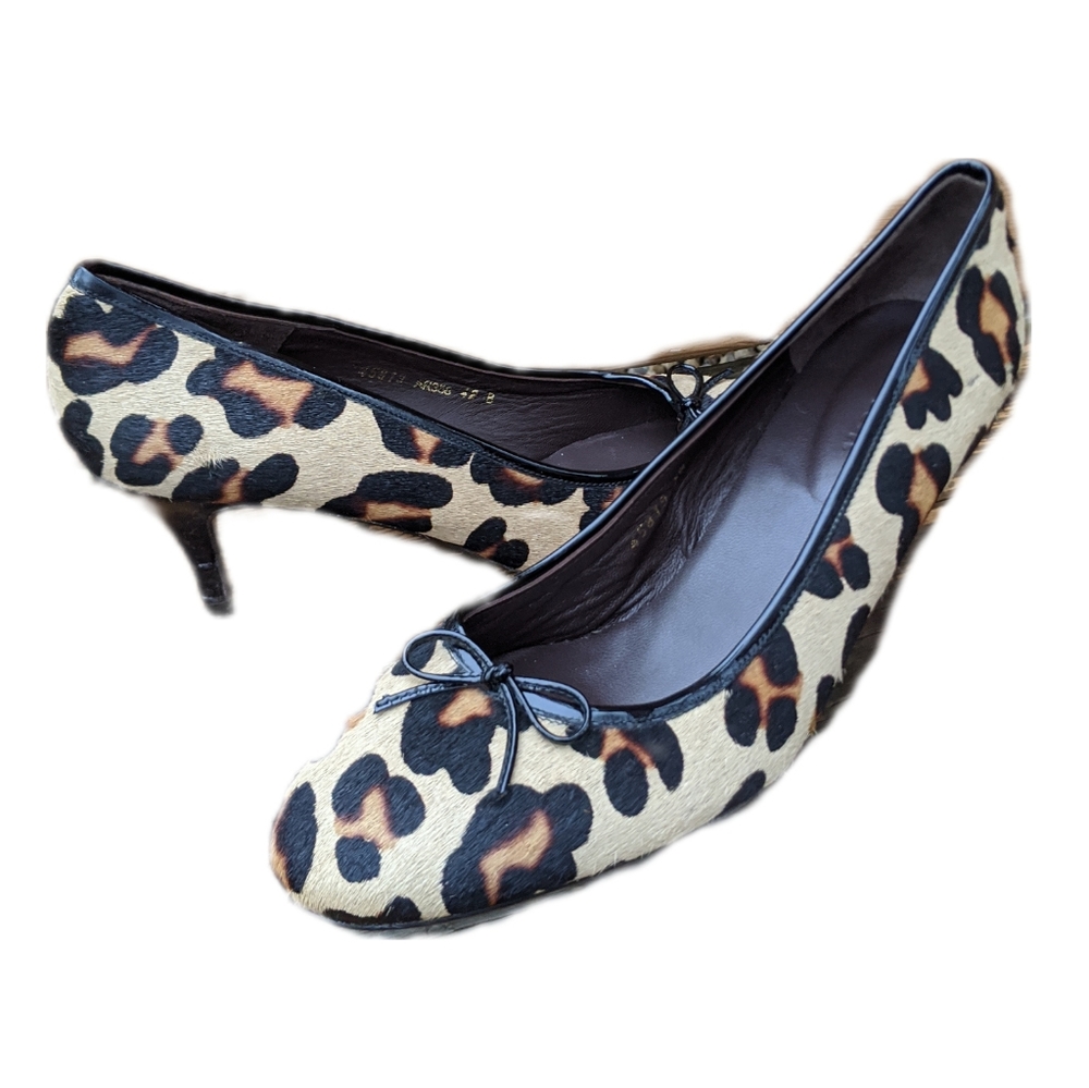 Boden leopard print pumps sz 42